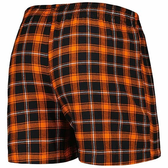 Brand new ๐ Unbranded Men's Concepts Sport Black/Orange San Francisco Giants Ledger Flannel Boxers ๐คฉ - Image 4