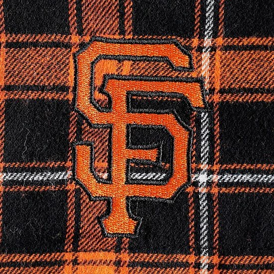 Brand new ๐ Unbranded Men's Concepts Sport Black/Orange San Francisco Giants Ledger Flannel Boxers ๐คฉ - Image 5
