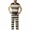 Best reviews of 🧨 Unbranded Men's FOCO Black New Orleans Saints Team Ugly Pajama Set 🧨