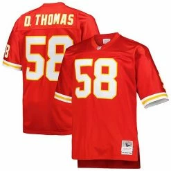 Brand new 🔔 Unbranded Men's Mitchell & Ness Derrick Thomas Red Kansas City Chiefs Big & Tall 1994 Retired Player Replica Jersey ⌛