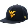 Cheapest ❤️ Unbranded Men's Top Of The World Navy West Virginia Mountaineers Team Color Fitted Hat 🎉
