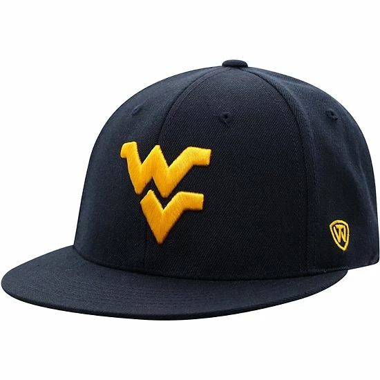 Cheapest โค๏ธ Unbranded Men's Top Of The World Navy West Virginia Mountaineers Team Color Fitted Hat ๐