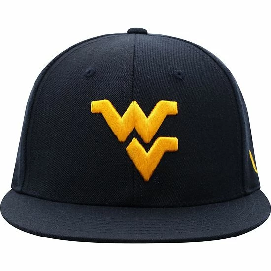 Cheapest โค๏ธ Unbranded Men's Top Of The World Navy West Virginia Mountaineers Team Color Fitted Hat ๐ - Image 3