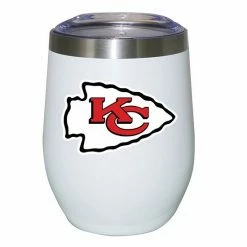 Budget 🎉 Unbranded Kansas City Chiefs 12oz. Logo Stemless Tumbler 🎁