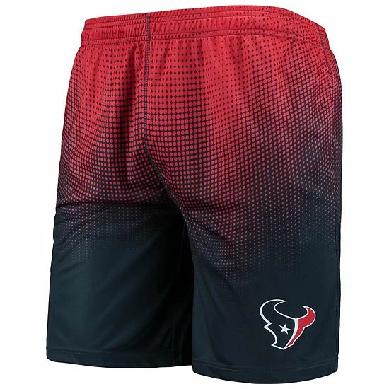 Hot Sale 🎁 Unbranded Men's FOCO Navy/Red Houston Texans Pixel Gradient Training Shorts 💯 - Image 3