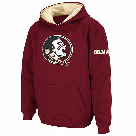 Coupon ๐ Unbranded Youth Stadium Athletic Garnet Florida State Seminoles Big Logo Pullover Hoodie ๐งจ