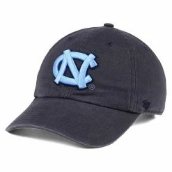 Budget 😍 Unbranded North Carolina Tar 👠 Heels '47 Clean Up Adjustable Hat - Charcoal 😉