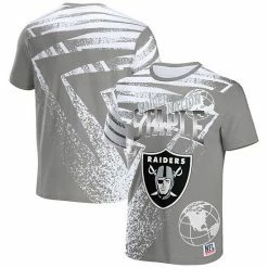Best reviews of 🎉 Unbranded Men's NFL X Staple Gray Las Vegas Raiders All Over Print T-Shirt 🎉