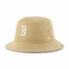 Cheapest ⭐ Unbranded Men's '47 Khaki Boston Red Sox Chambray Ballpark Bucket Hat ✨
