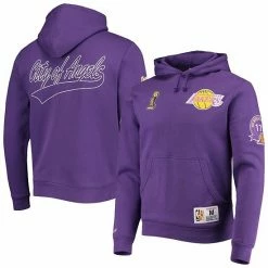 Best reviews of 😍 Unbranded Men's Mitchell & Ness Purple Los Angeles Lakers Hardwood Classics Champs City Pullover Hoodie 👍
