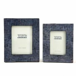 Discount 👍 Unbranded Midnight Blue Set Of 2 Picture Frames 👍