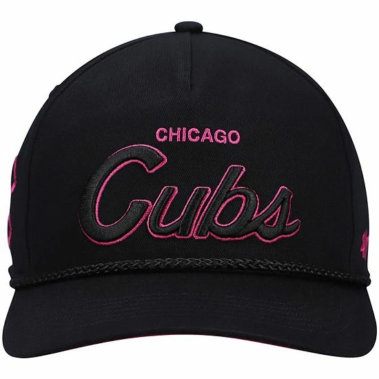 Top 10 โ๏ธ Unbranded Men's '47 Black Chicago Cubs Hitch Orchid Undervisor Snapback Hat ๐งจ - Image 3