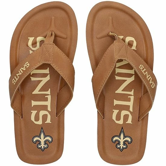 Top 10 ✨ Unbranded Men's New Orleans Saints Color Pop Flip Flop 🩴 Sandals 🌟
