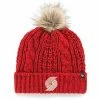 Cheapest 🥰 Unbranded 👩 Women's '47 Red Portland Trail Blazers Meeko Cuffed Knit Hat With Pom 🥰
