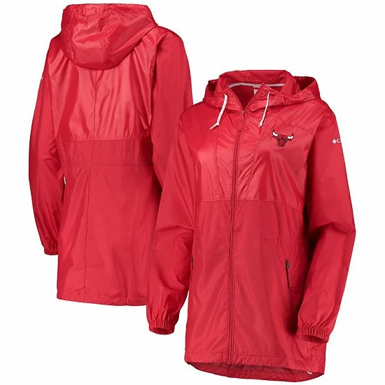 Cheap ๐งจ Unbranded ๐ฉ Women's Columbia Red Chicago Bulls Flashback Full-Zip Jacket โ - Image 2