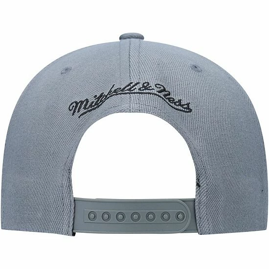 Discount 😀 Unbranded Men's Mitchell & Ness Charcoal Oklahoma City Thunder Central Snapback Hat 👏 - Image 5