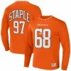 Buy ❤️ Unbranded Men's NFL X Staple Orange Cincinnati Bengals Core Team Long Sleeve T-Shirt 😀