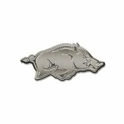 Discount ⌛ Unbranded Arkansas Razorbacks Antique Auto Emblem 👏