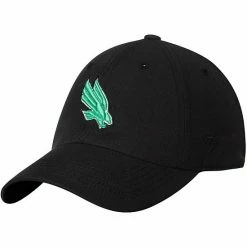 Best Sale 💯 Unbranded Men's Top Of The World Black North Texas Mean Green Primary Logo Staple Adjustable Hat 🔔