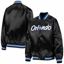 Top 10 🎉 Unbranded Youth Mitchell & Ness Black Orlando Magic Hardwood Classics Satin Raglan Full-Snap Jacket 🧨
