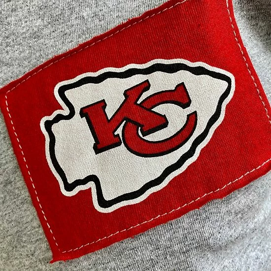 Outlet 👍 Unbranded Men's Refried Apparel Gray Kansas City Chiefs Angle Long Sleeve T-Shirt 👍 - Image 3