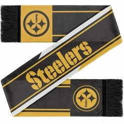 Discount ⭐ Unbranded FOCO Pittsburgh Steelers Color Wave Wordmark Scarf 🎉