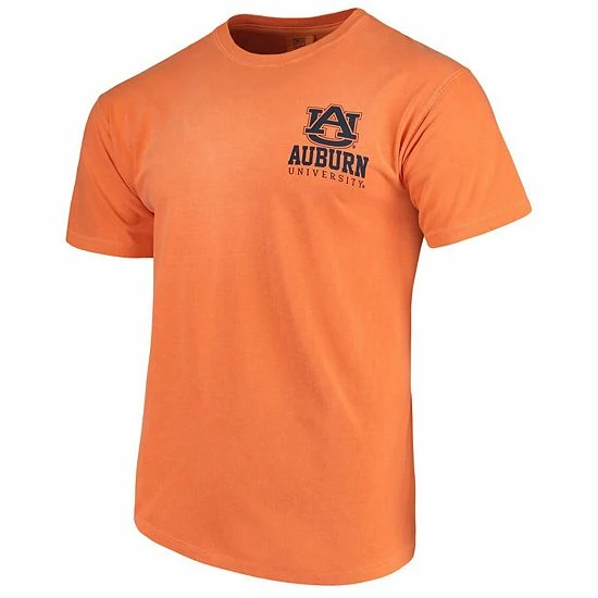 Outlet 😀 Unbranded Men's Orange Auburn Tigers Comfort Colors Campus Icon T-Shirt ✔️ - Image 3
