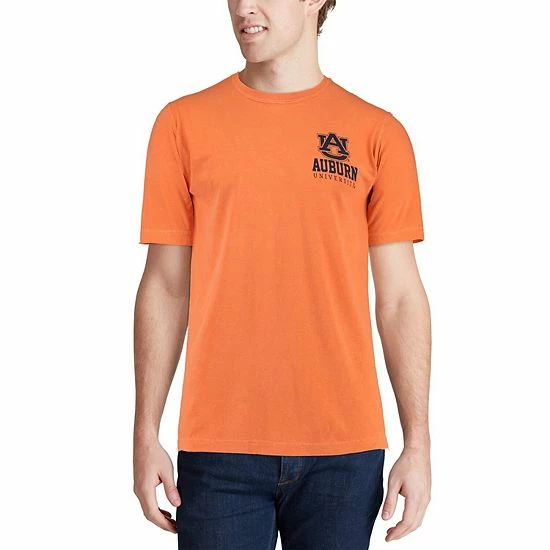 Outlet 😀 Unbranded Men's Orange Auburn Tigers Comfort Colors Campus Icon T-Shirt ✔️ - Image 5