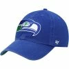 Promo ✔️ Unbranded Men's '47 Royal Seattle Seahawks Legacy Franchise Fitted Hat 🤩
