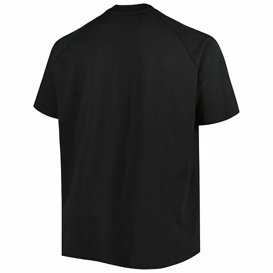 Cheap 🧨 Unbranded Men's Black Purdue Boilermakers Big & Tall Raglan T-Shirt 🤩 - Image 4