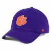 Cheapest 🌟 Unbranded Clemson Tigers '47 Clean Up Adjustable Hat - Purple 😀