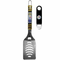 Brand new 👏 Unbranded Pittsburgh Steelers Tailgater Spatula & Bottle Opener Set 🎉