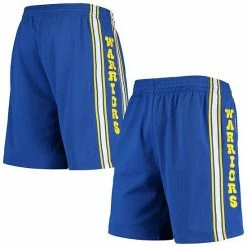 Top 10 💯 Unbranded Men's Mitchell & Ness Royal Golden State Warriors Hardwood Classics Primary Logo Swingman Shorts 😀
