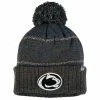Hot Sale ⭐ Unbranded Youth Top Of The World Navy Penn State Nittany Lions Below Zero Cuffed Knit Hat With Pom 😀