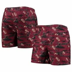 Cheap 🥰 Unbranded Men's FOCO Garnet Florida State Seminoles Island Palm Swim Trunks ⌛