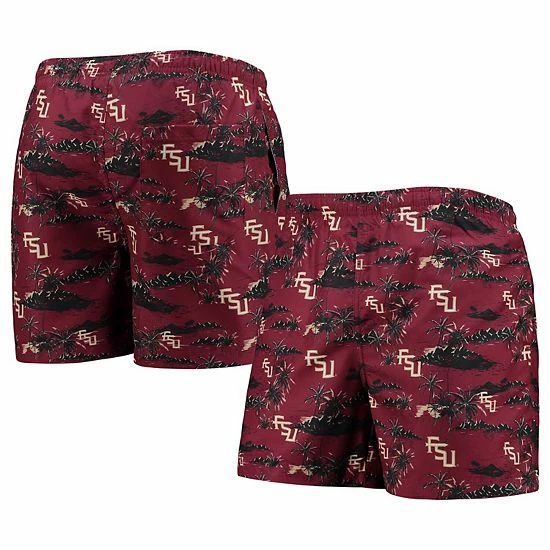 Cheap ๐ฅฐ Unbranded Men's FOCO Garnet Florida State Seminoles Island Palm Swim Trunks โ