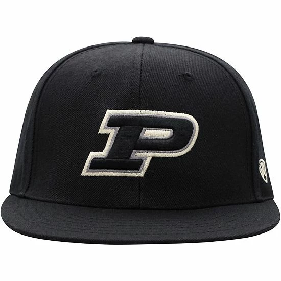 Best deal 🔔 Unbranded Men's Top Of The World Black Purdue Boilermakers Team Color Fitted Hat 👏 - Image 3