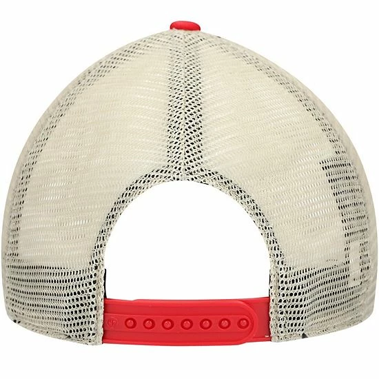 Brand new โ๏ธ Unbranded Men's '47 Red/Natural Washington Nationals Flagship Washed MVP Trucker Snapback Hat ๐งจ - Image 5