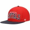 New 🔔 Unbranded Men's '47 Red Washington Capitals Captain Snapback Hat ✨