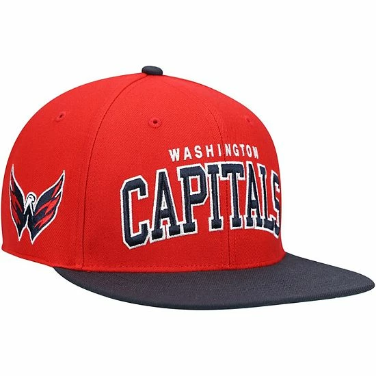 New ๐ Unbranded Men's '47 Red Washington Capitals Captain Snapback Hat โจ - Image 4