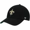 Discount 💯 Unbranded Men's '47 Black New Orleans Saints Franchise Logo Fitted Hat 🥰