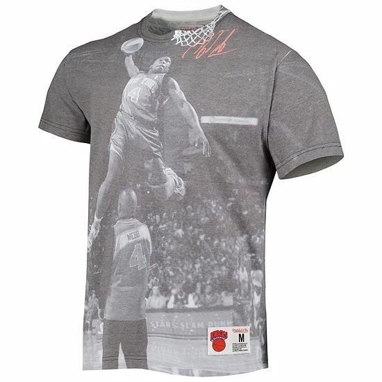 New 🔥 Unbranded Men's Mitchell & Ness Nate Robinson Gray New York Knicks Above The Rim Sublimated T-Shirt 🔥 - Image 3