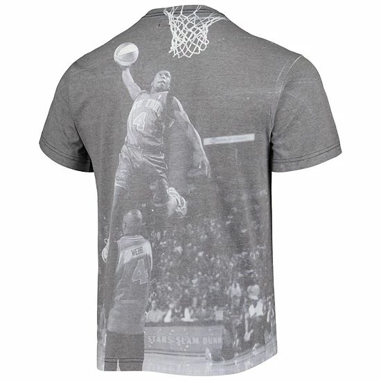 New 🔥 Unbranded Men's Mitchell & Ness Nate Robinson Gray New York Knicks Above The Rim Sublimated T-Shirt 🔥 - Image 4
