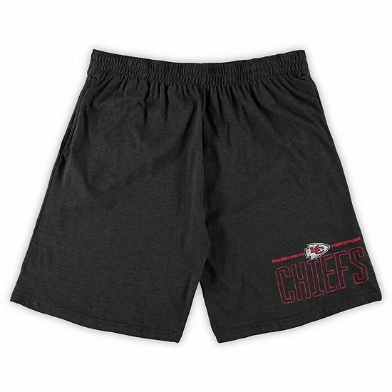Best deal 🎁 Unbranded Men's Concepts Sport Red/Heathered Charcoal Kansas City Chiefs Big & Tall T-Shirt & Shorts Set 🔔 - Image 3