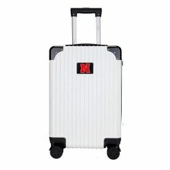 Best Pirce ✨ Unbranded Nebraska Cornhuskers Premium Hardside Carry-On Spinner Luggage Neb Red ⌛