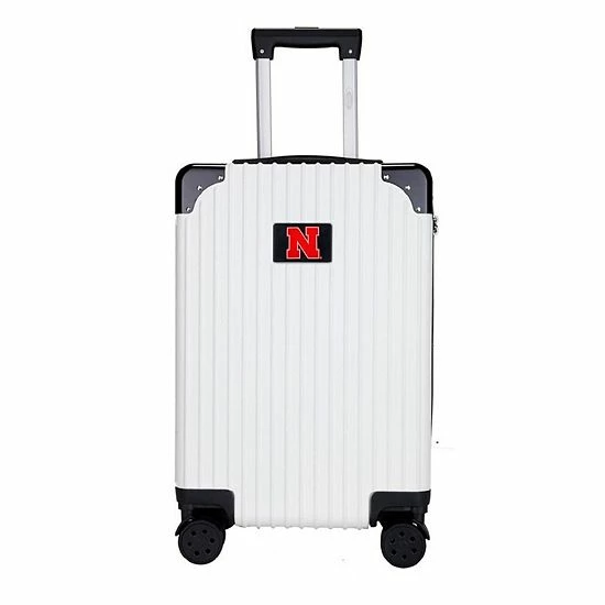 Best Pirce ✨ Unbranded Nebraska Cornhuskers Premium Hardside Carry-On Spinner Luggage Neb Red ⌛