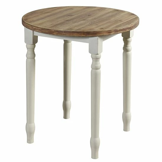 Best reviews of 😀 Unbranded Quail Farm Wooden Spool Round Table Gray 👍 - Image 2