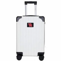 Wholesale ⭐ Unbranded Houston Cougars Premium Hardside Carry-On Spinner Luggage Hou White 🌟