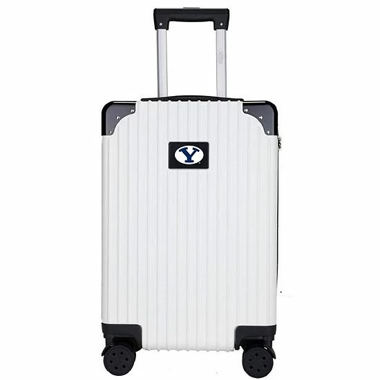 Best deal ๐ Unbranded BYU Cougars Premium Hardside Carry-On Spinner Luggage Byu White โค๏ธ - Image 9