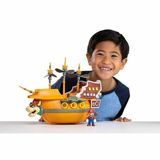 New ๐ Unbranded Super Mario Deluxe Bowser's Ship Playset ๐ - Image 4